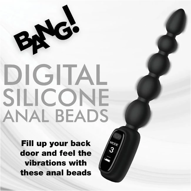 Digital Silicone Anal Beads - Shape & Comfort