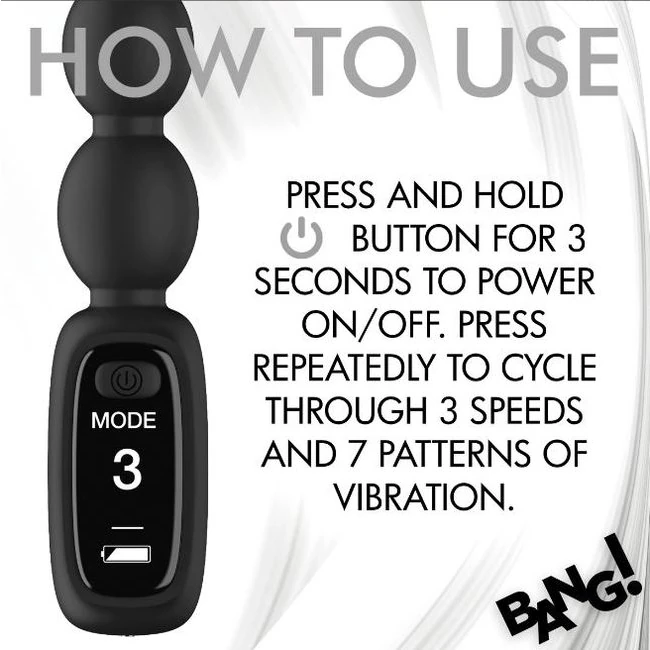 Digital Silicone Anal Beads - Cleaning & Maintenance
