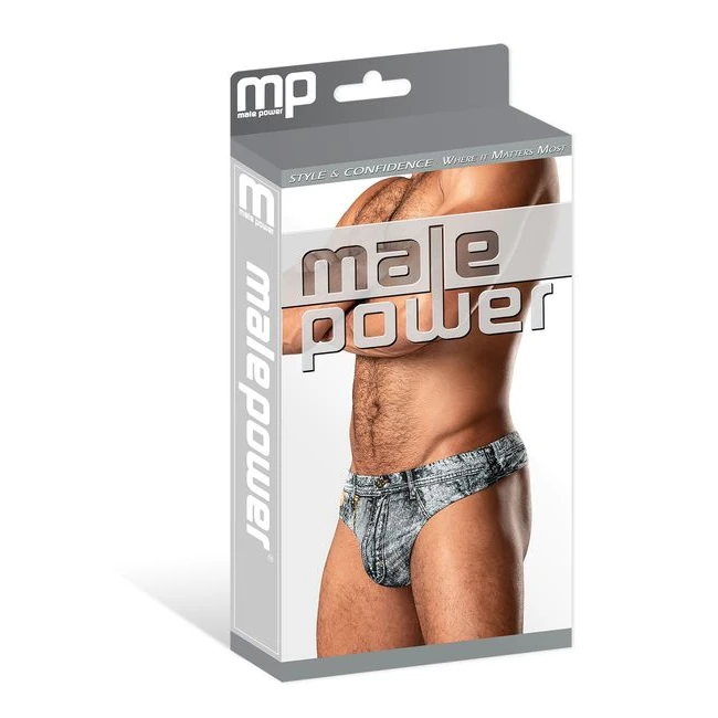 Dirty Denim Thong - Construction and Fabric