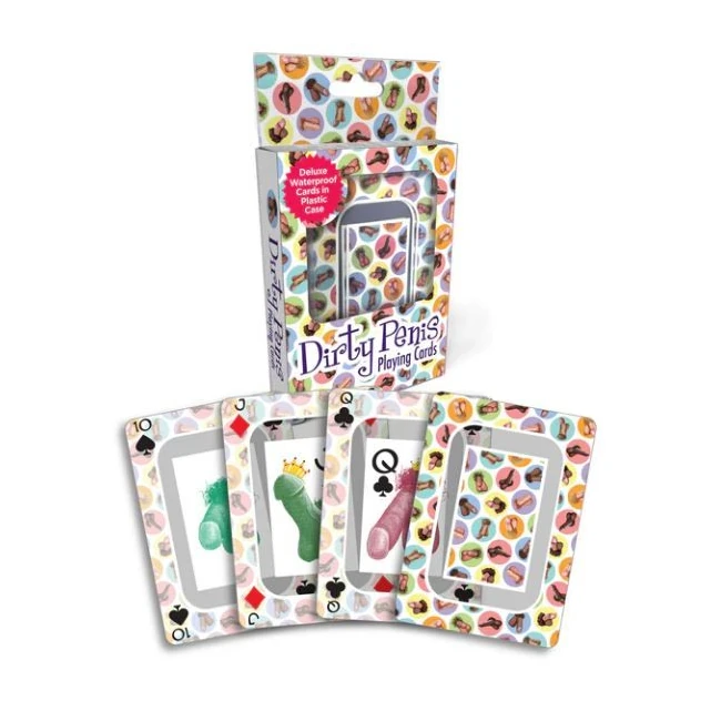 Dirty Penis Waterproof Playing Cards - A Crude-Humor Card Deck Built for Spills and Rough Tables