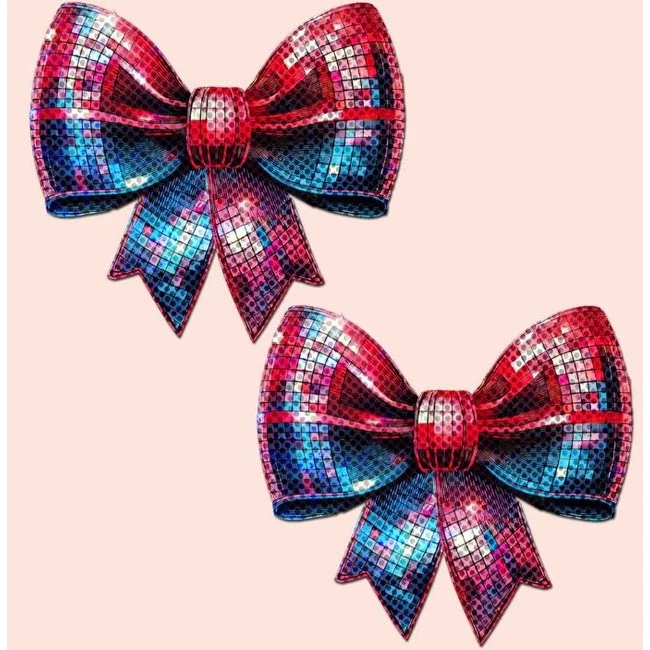 Disco Ball Bow Pasties - Key Details