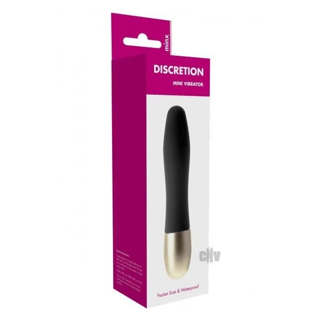 Discretion Black Mini Vibrator Minx - Vibration Modes