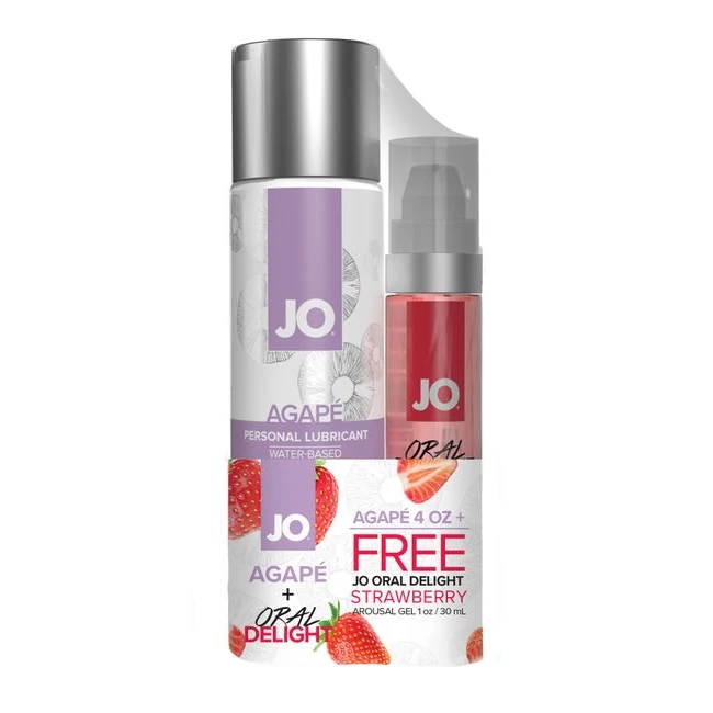 Jo Agape 4oz W/ Oral Deligh Strawberry 1oz Gwp - Product Overview