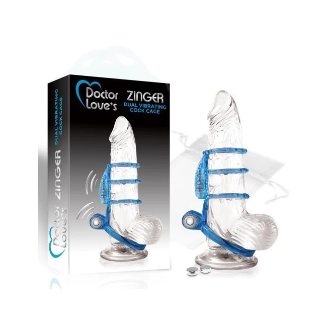 Doctor Love Zinger Dual Vibrating Sleeve - Internal Texture