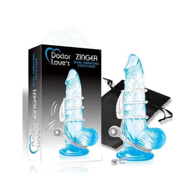 Doctor Love Zinger Dual Vibrating Sleeve - Grip & Control