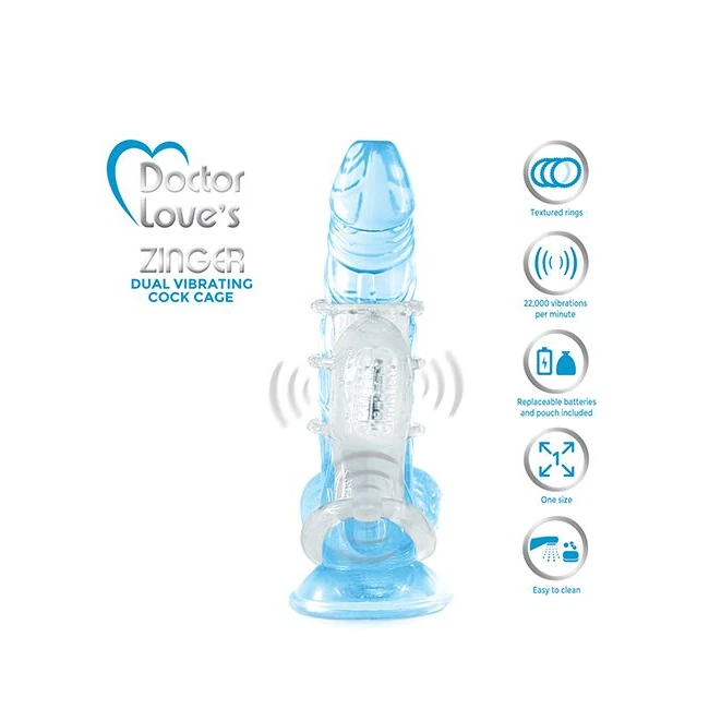 Doctor Love Zinger Dual Vibrating Sleeve - Material Feel