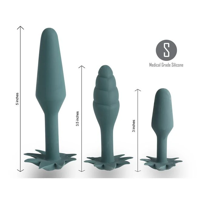 Doobies 420 Butt Plugs Set of 3 - Physical Features and Specifications