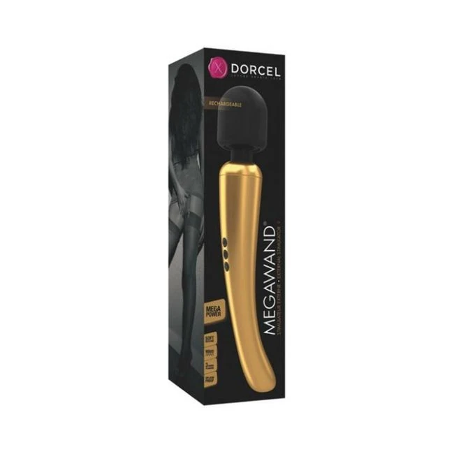 Dorcel Megawand Gold Rechargeable Wand - Powerful Vibrations with Extensive Customization