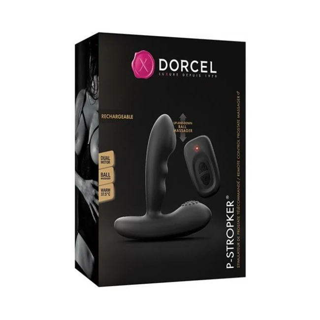 Dorcel P-stroker Moving Bead Prostate Massager Black - Vibration Modes and Features