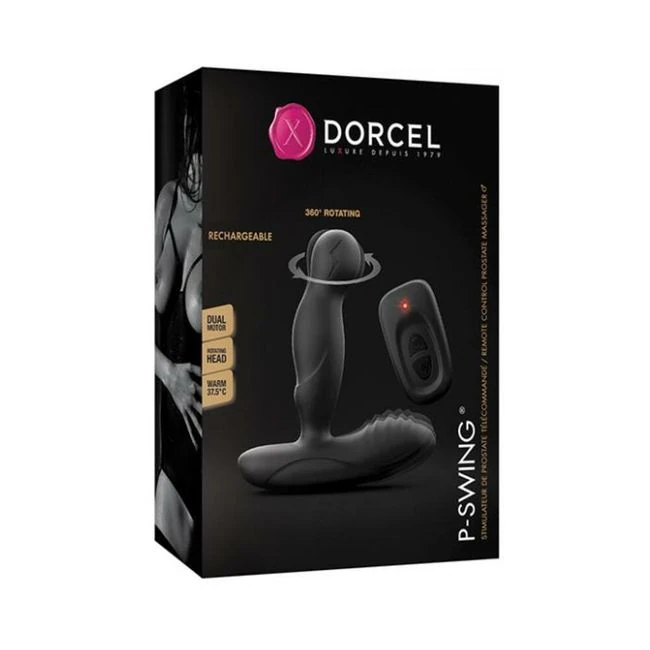 Dorcel P-swing Twisting Prostate Massager Black - Vibration Modes