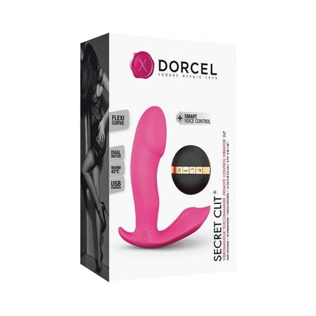 Dorcel Secret Clit Dual Stim Heating and Voice Control Pink - How It Feels