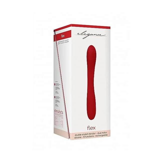Double Ended Vibrator - Flex - Red - How It Feels