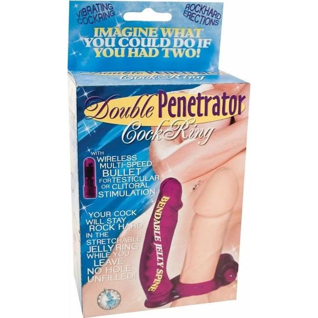 Double Penetrator Cockring - Shape & Texture