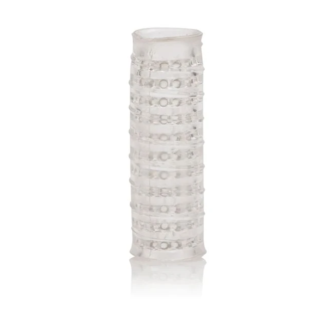 Dr Joel Reversible Masturbator Clear - Experience Double the Pleasure with the Dr. Joel Reversible Masturbator