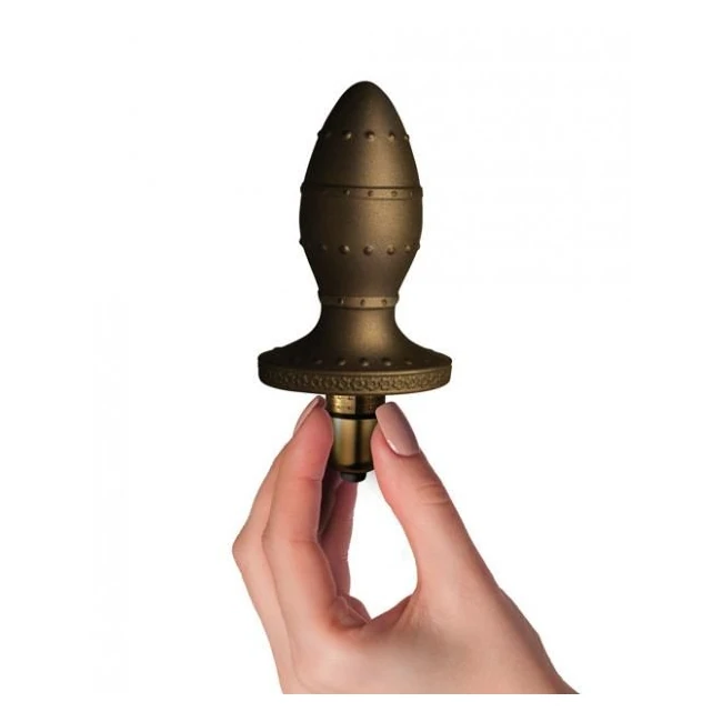 Dr Rocco's Dominus Metallic Butt Plug - Shape & Comfort