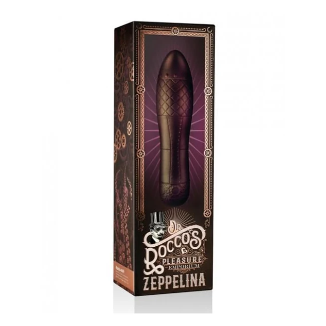 Dr Rocco's Zeppelina Metallic Silicone Vibrator - How It Feels