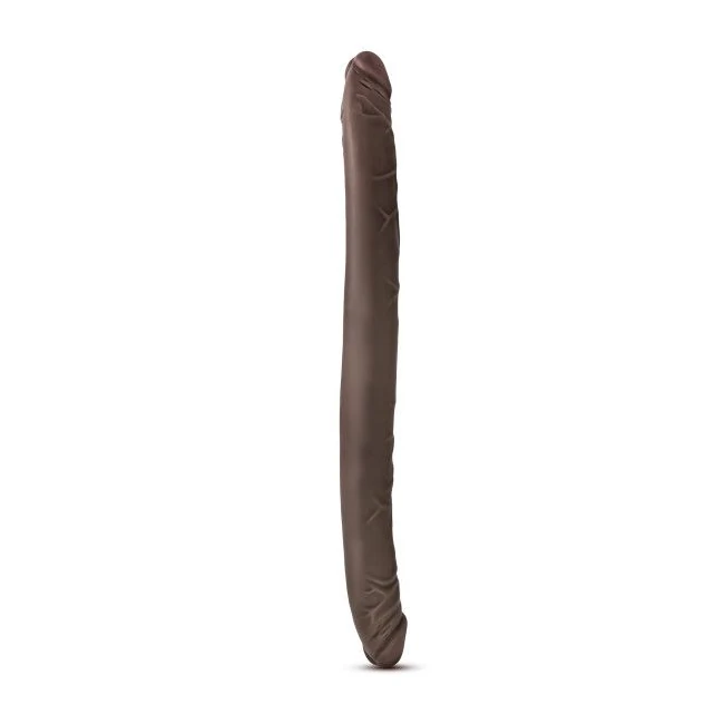 Dr Skin 16 Double Dildo Chocolate " - Material & Feel