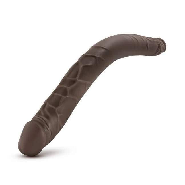 Dr Skin 16 Double Dildo Chocolate " - Size & Fit