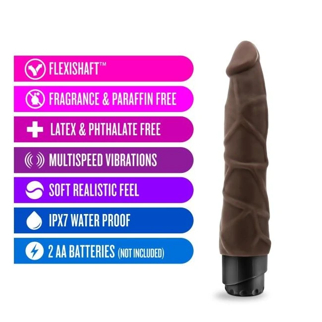 Dr Skin Cock Vibe #1 Chocolate - Product Overview