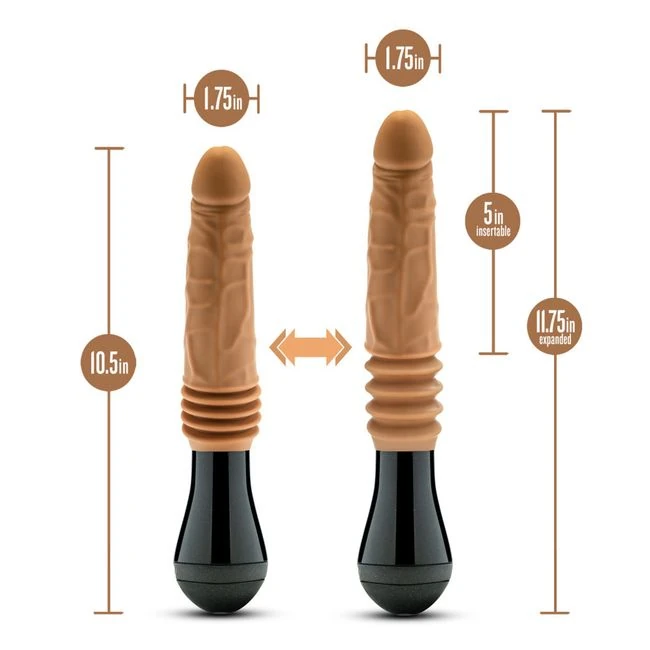 Dr Skin Dr. Arthur Thrusting Gyrating Vibrating Dildo Tan - Power & Performance
