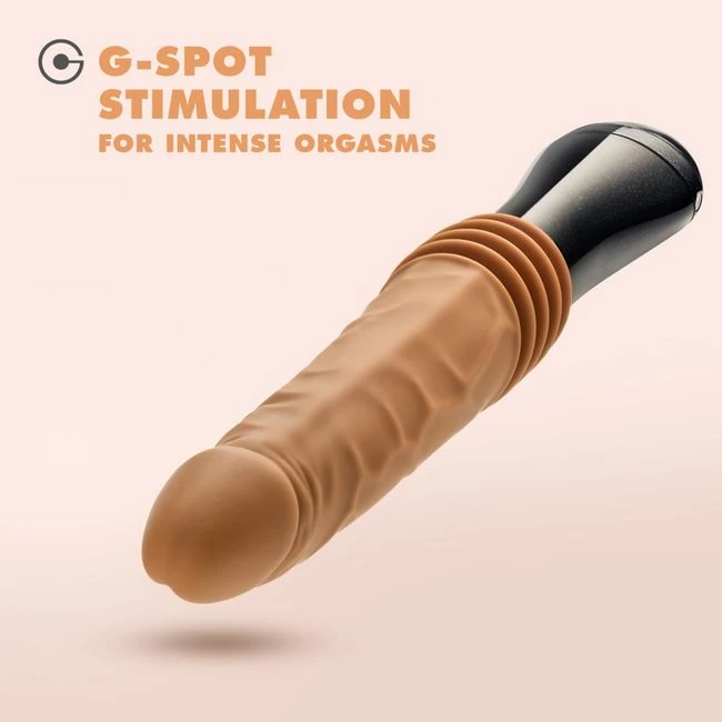 Dr Skin Dr. Arthur Thrusting Gyrating Vibrating Dildo Tan - Versatile and Eco-Friendly