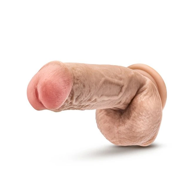Dr. Skin Dr. D 8.5 in Dildo W/ Balls Beige - Maintenance & Compatibility