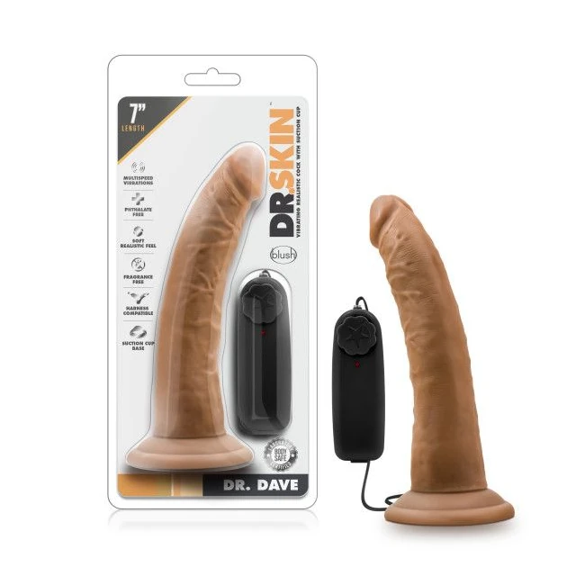 Dr Skin Dr Dave Vibrating Cock W/ Suction Cup - How It Feels