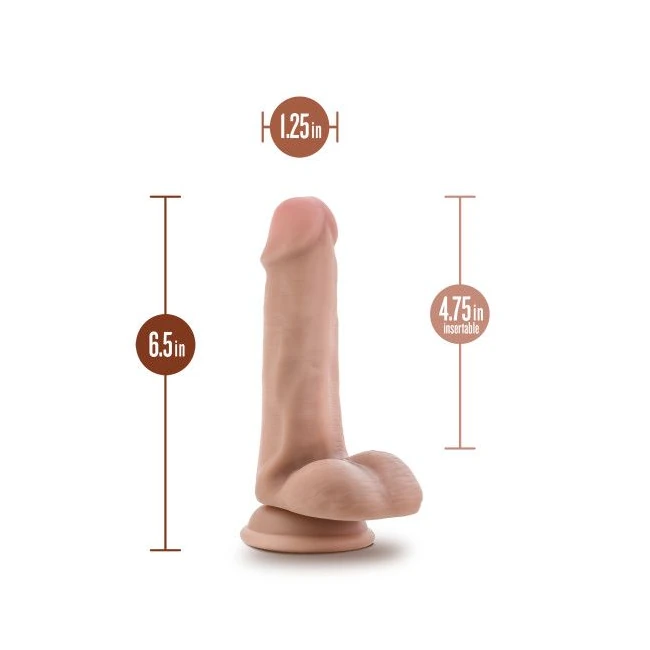 Dr. Skin Dr. Jeffrey Dildo W/ Balls - How It Feels