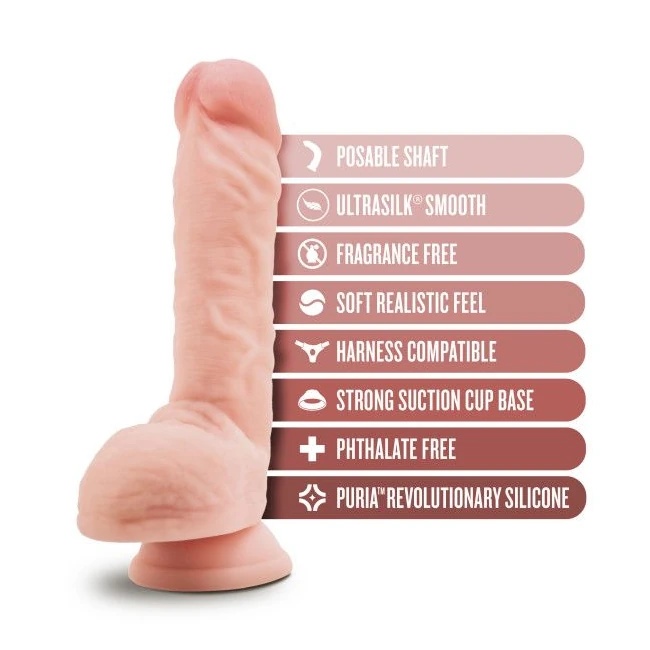 Dr Skin Dr Mason Dildo W/ Suction - Material & Feel