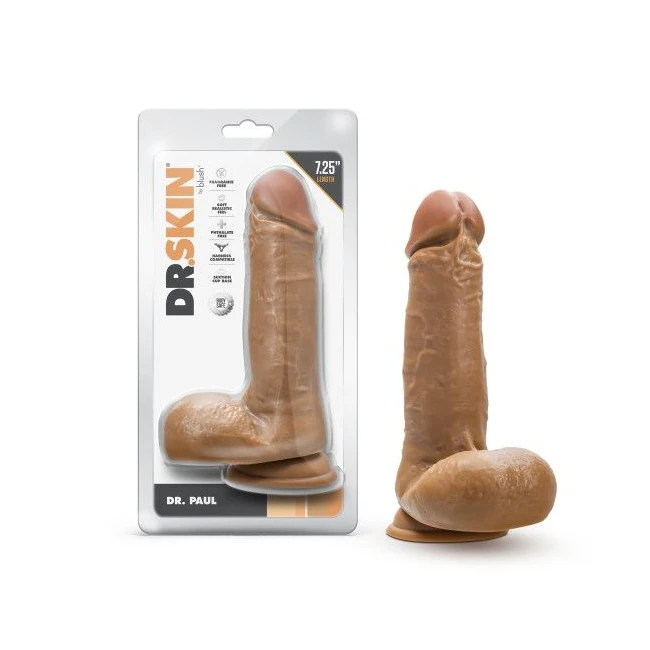 Dr. Skin Dr. Paul Dildo W/ Balls - Overview