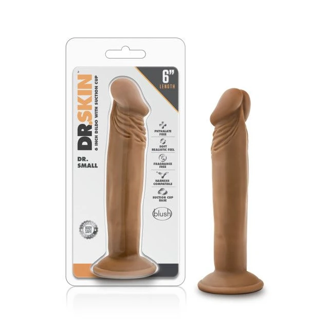 DR SKIN DR SMALL 6IN DILDO - Shape & Texture