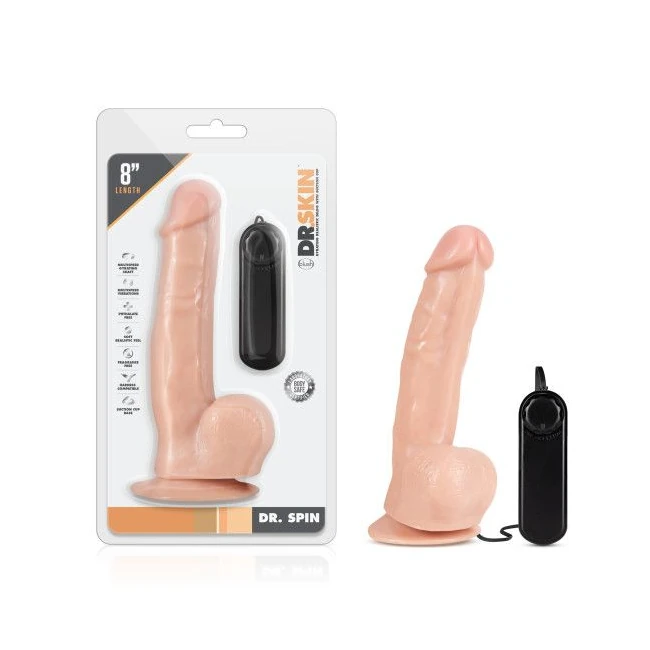 Dr Skin Dr Spin Gyrating Realistic Dildo - How It Feels