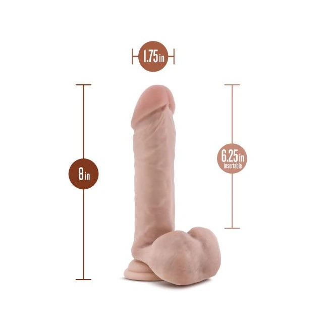 Dr. Skin Dr. William Dildo W/ Balls - Ergonomic & Versatile Features