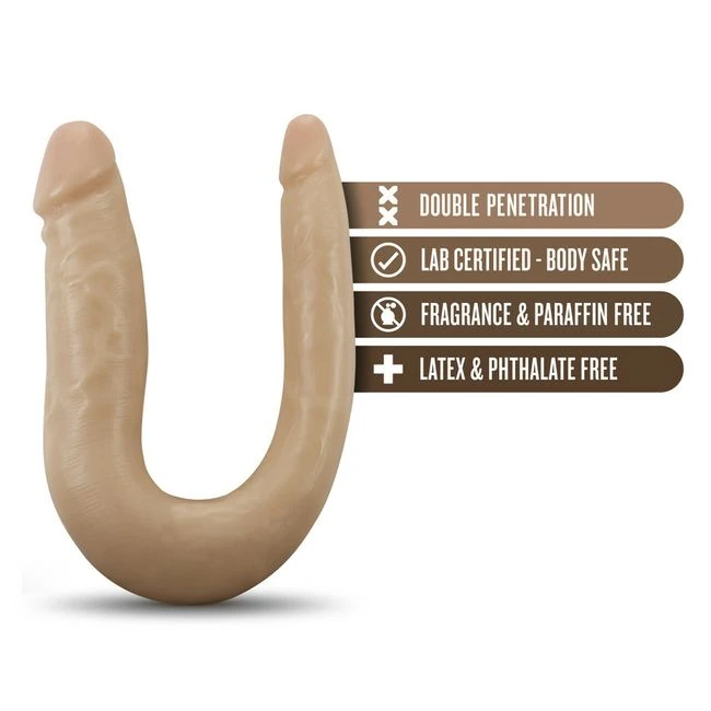 Dr Skin Mini Double Dong Vanilla - Material Feel & Safety