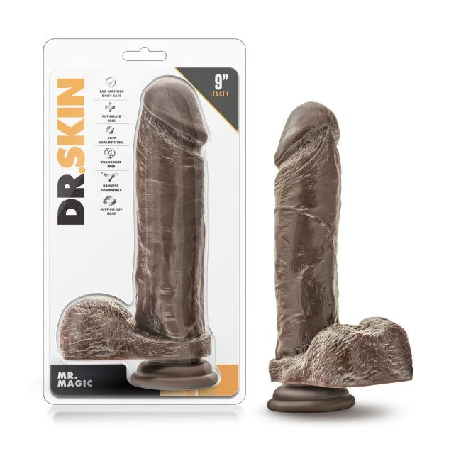 Dr Skin Mr Magic 9 Chocolate " - Material Feel & Safety