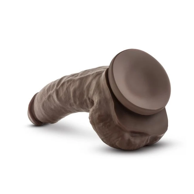 Dr Skin Mr Mayor 9 Dildo W/ Suction Cup Chocolate " - Size & Fit