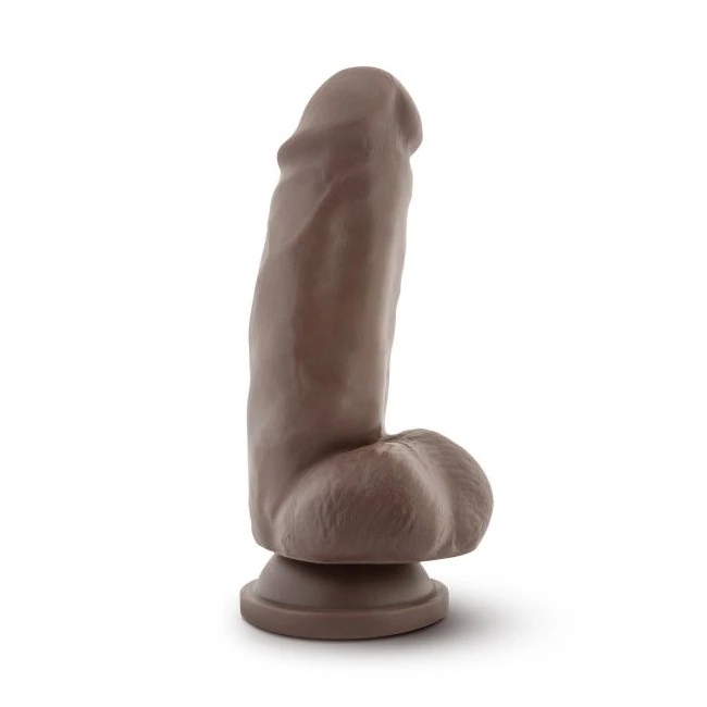 Dr Skin Mr Smith 6 Dildo W/suction Cup Chocolate " - Shape & Texture