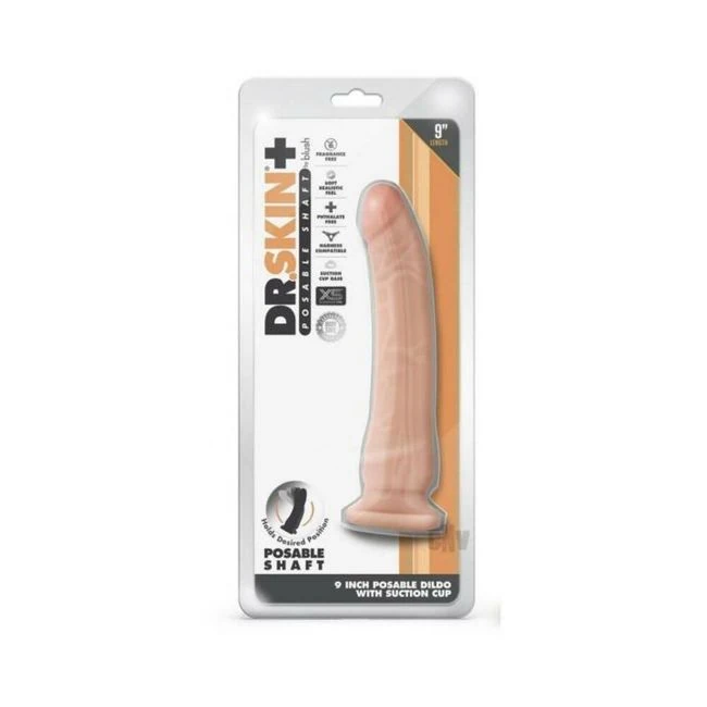 Dr Skin Plus Posable Dildo 9 - Shape & Texture