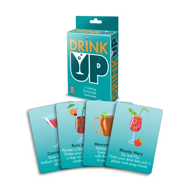 Drink up Card Game - A Go Fish Game With Adult Cards