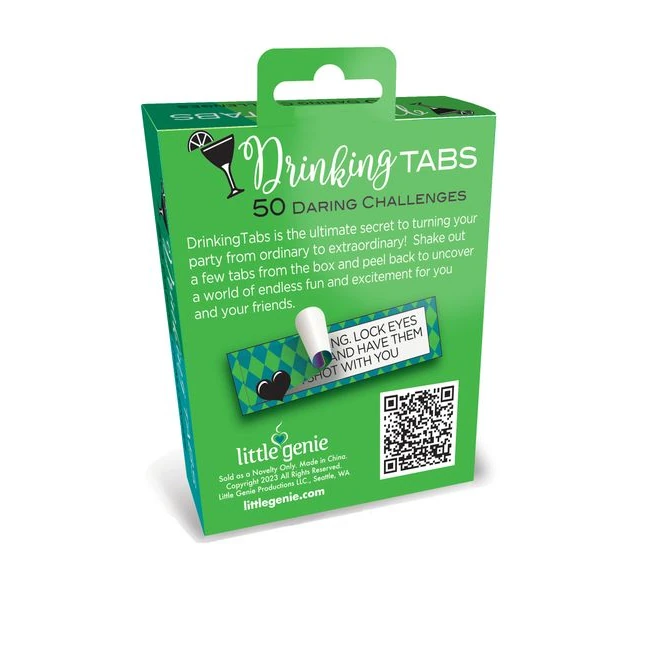 Drinking Tabs - Cardstock Built to Be Handled