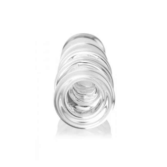 Drops Anal Links Glass Dildo Clear - Shape & Texture