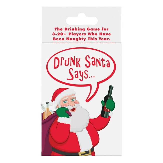 Drunk Santa Says - A Drinking Card Game for Groups of Three or More