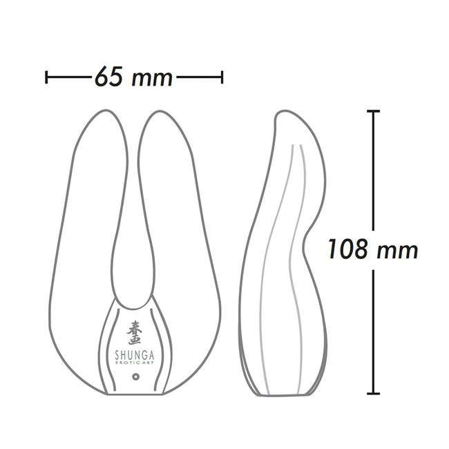 Shunga Aiko Intimate Massag Raspberry - Experience the Power of Dual Vibrations