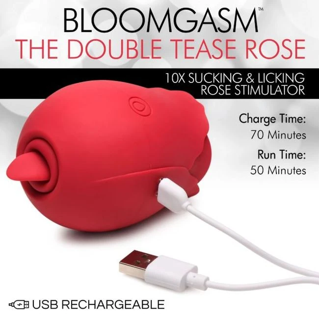The Double Tease Rose 10x Sucking & Licking Rose Simulator - What Stands Out