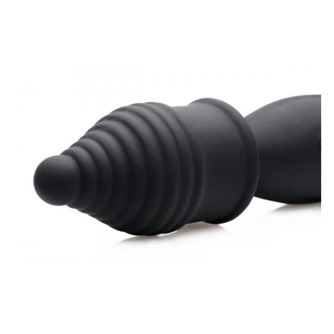 Dual Diva 2 in 1 Silicone Massager Black - Vibration Modes