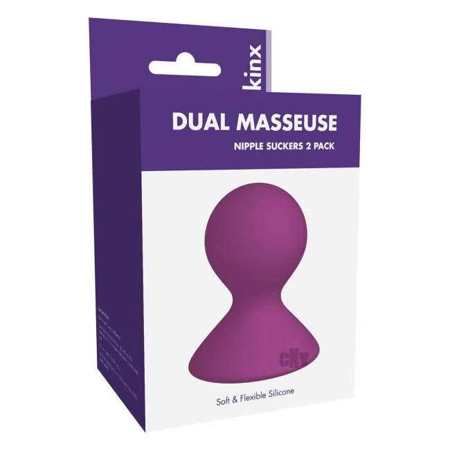 Dual Masseuse Silicone Nip Suckers Kinx