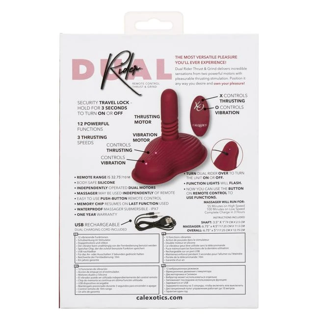Dual Rider Remote Control Thrust & Grind - Vibration Modes and Thrusting Power