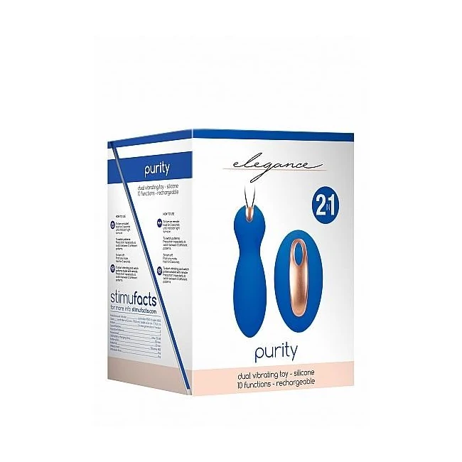 Dual Vibrating Toy - Purity - - Experience the Dual Vibrating Toy - Purity