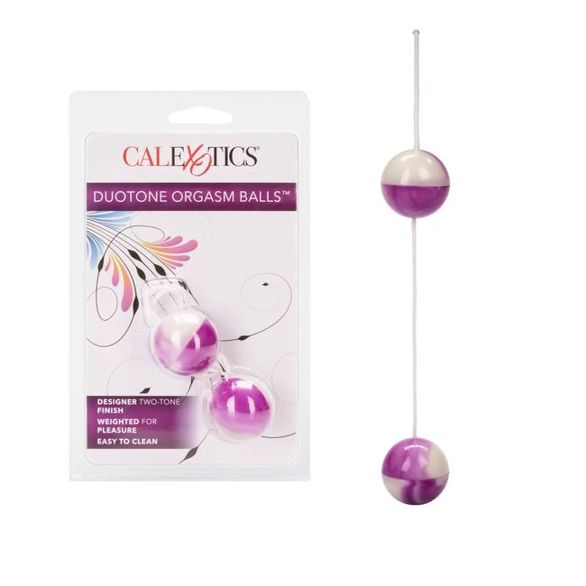 Duotone Balls Pur/white - Duotone Balls Pur/White by California Exotic Novelties