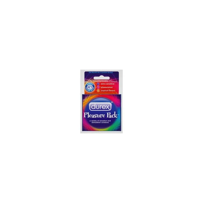Durex Pleasure Pack 3pk - Overview